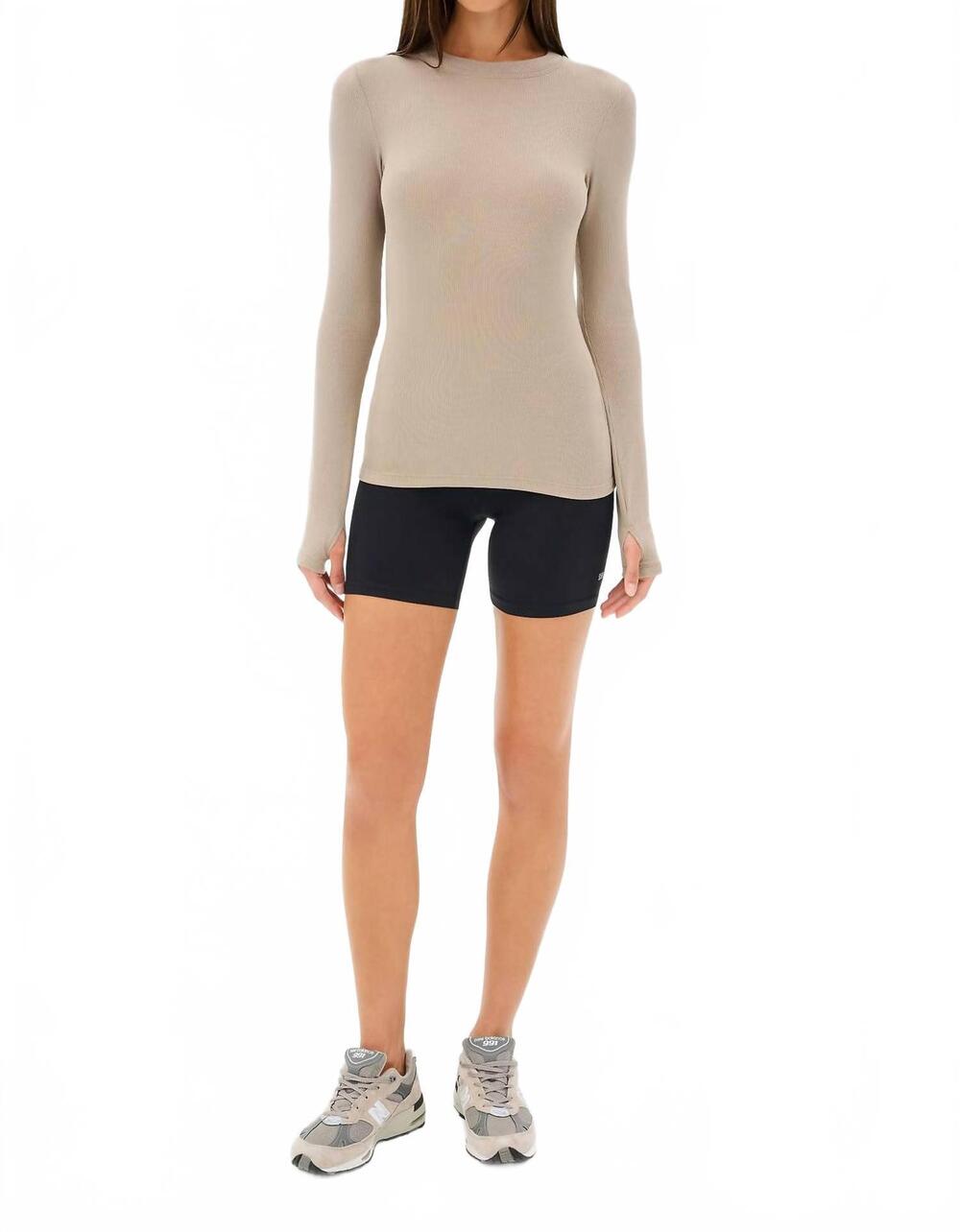 NEW SPLITS59 airweight high waist shorts in black